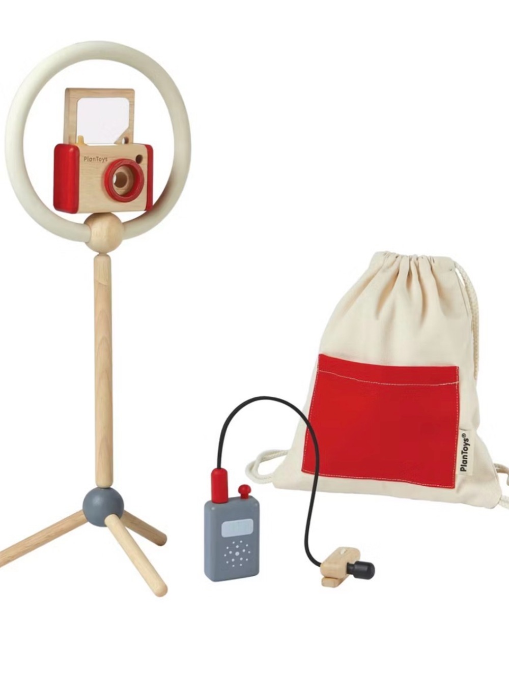Plan Toys Kids Wooden Vlogger Kit 3706 Pretend Play ages 3Y+ NEW